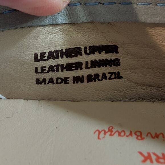 Marc Joseph Loafers Girls 11 Kid Toddler Light Gray Dumbo Slide on Leather Shoes - Picture 7 of 11